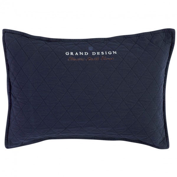 Grand Design Sierkussen Classic Quilt, Navy