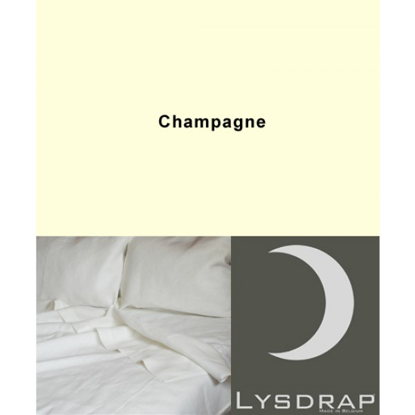 Lysdrap Lakenset Linnen, Champagne Uni