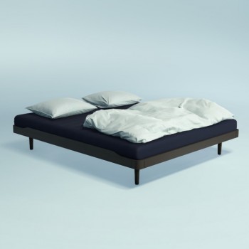 Auping Bed Noa Laag, Chocolate Brown Oak