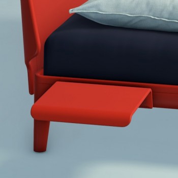 Auping Bedtafel Essential, Coral Red